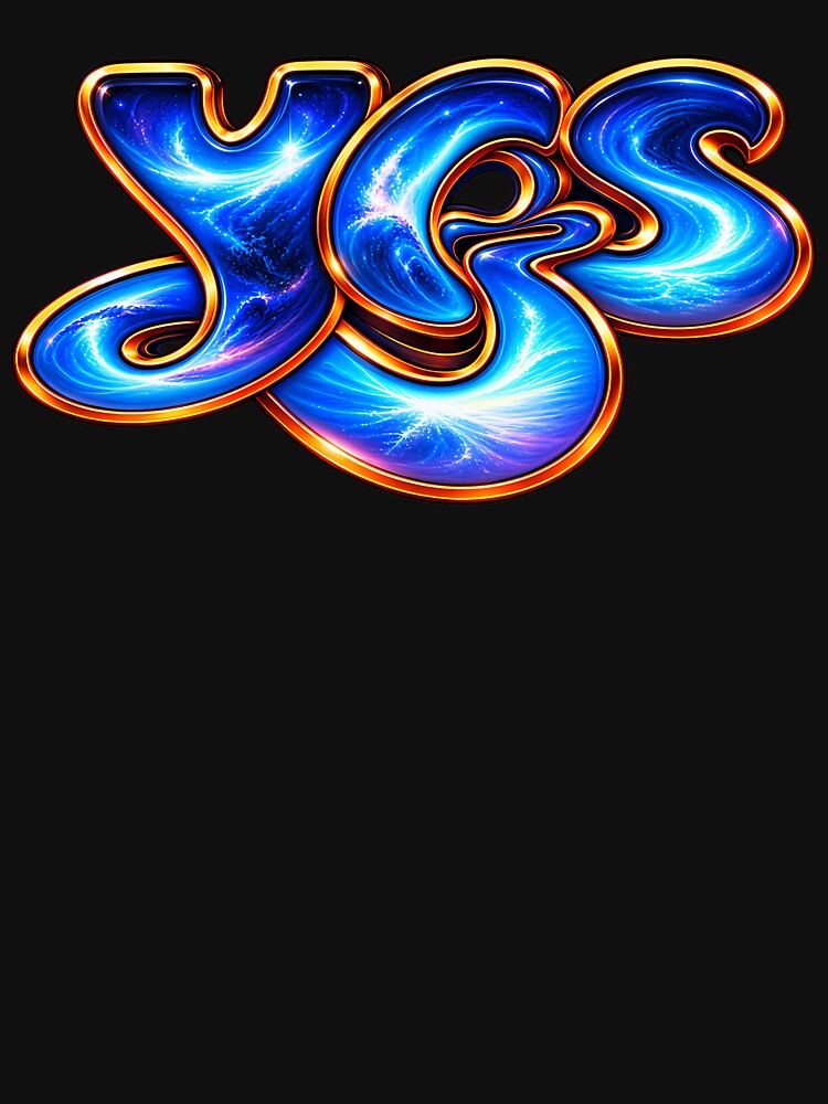 Yes Band Blue Logo Shirt