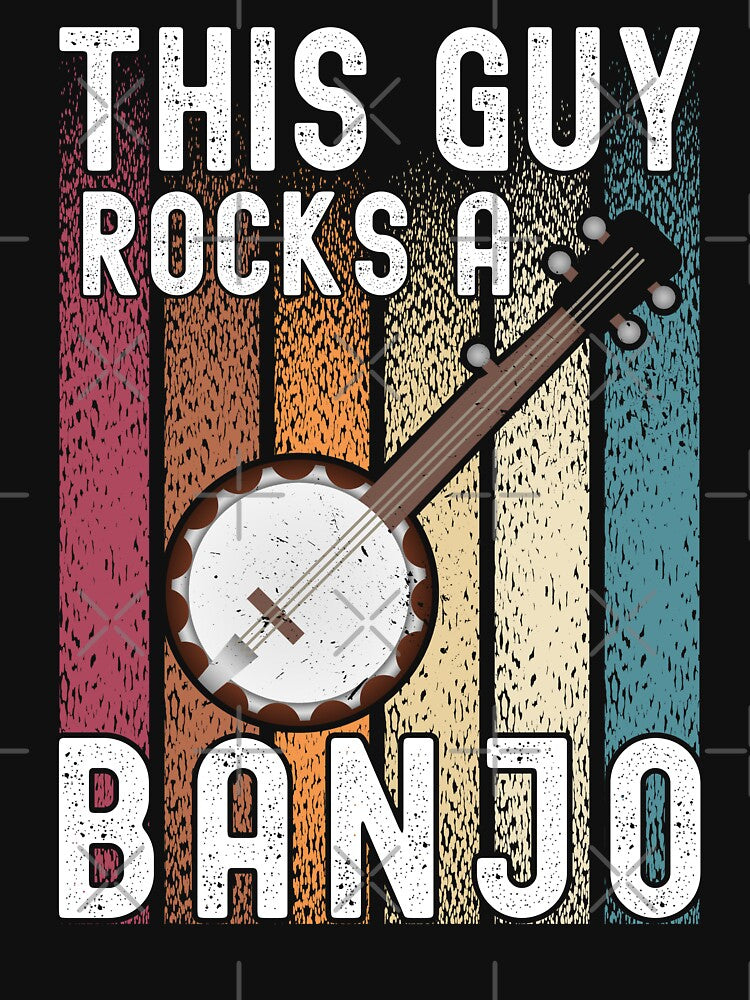 Proud Banjo Player Folk Music Vintage Shirt