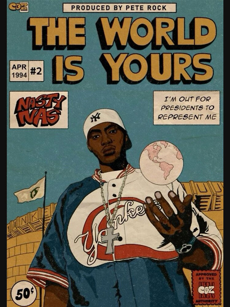 The World Is Yours Nasty Nas Retro Shirt