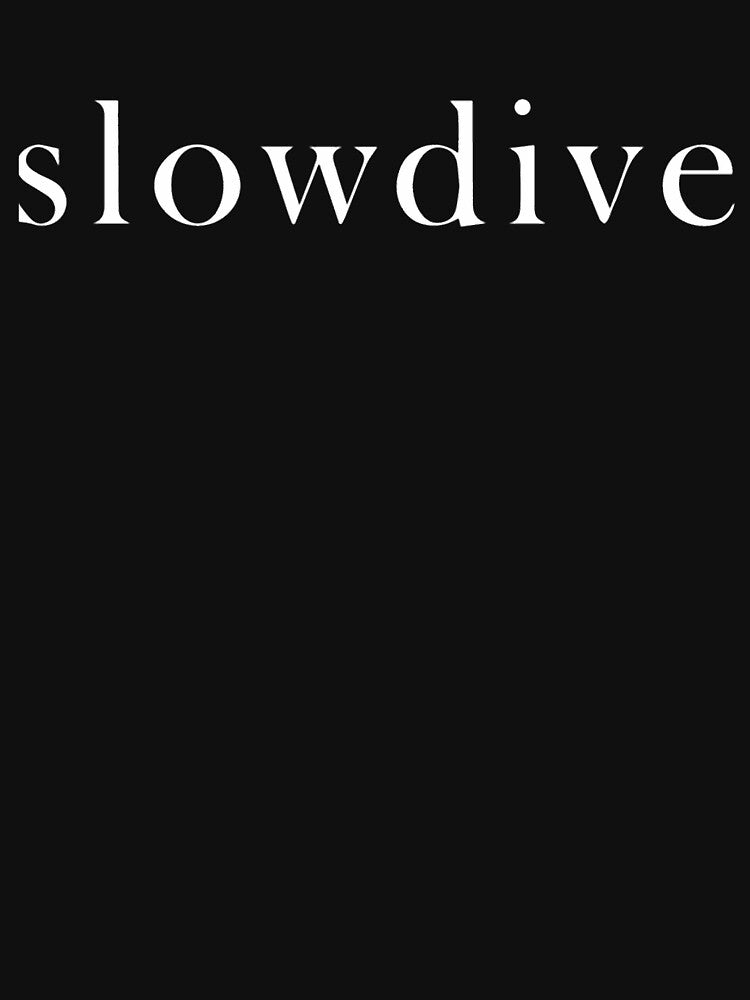 Slowdive Band Logo White Shirt