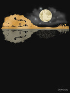 Mandolin Men Country Music Moon Bluegrass Mandolin Shirt