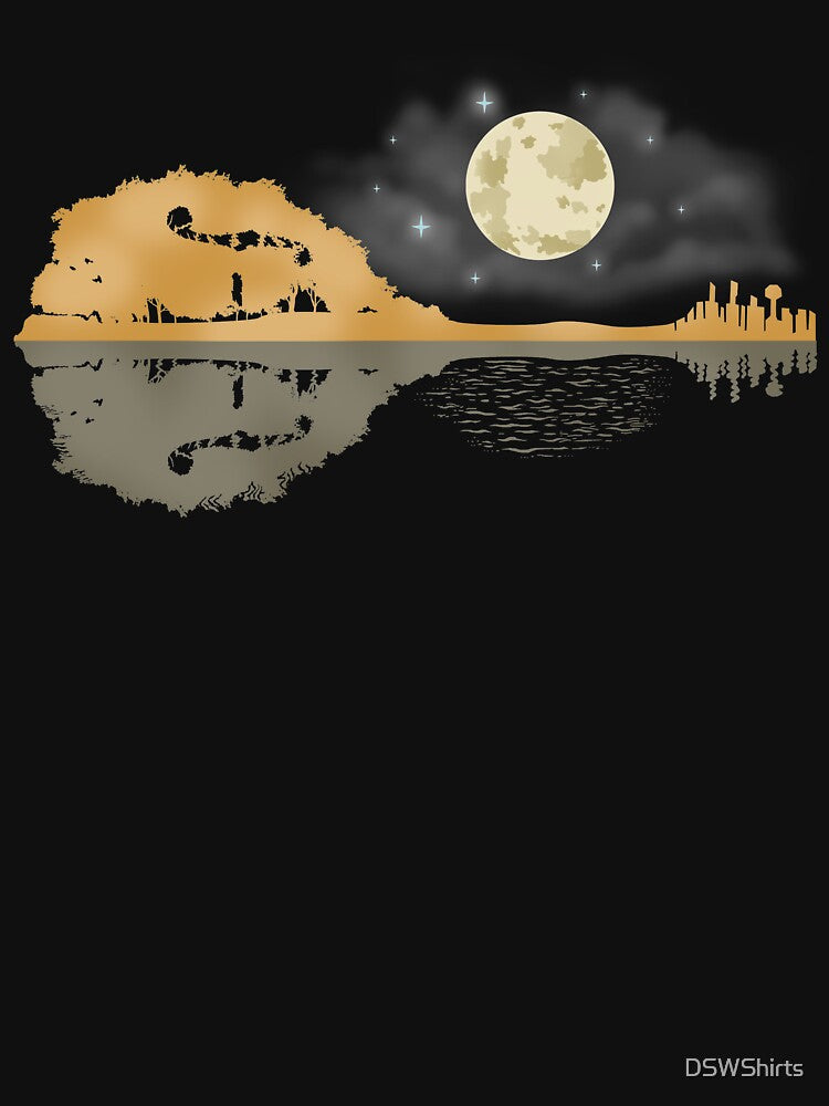 Mandolin Men Country Music Moon Bluegrass Mandolin Shirt
