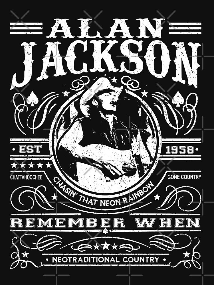 Alan Design Arts Jackson Singer - Remember When Neotraditional Country Shirt