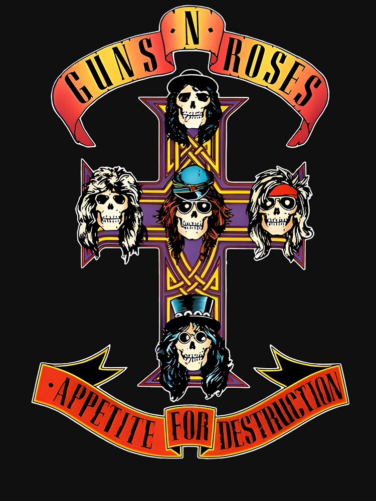Guns N' Roses Appetite For Destruction Cross Shirt