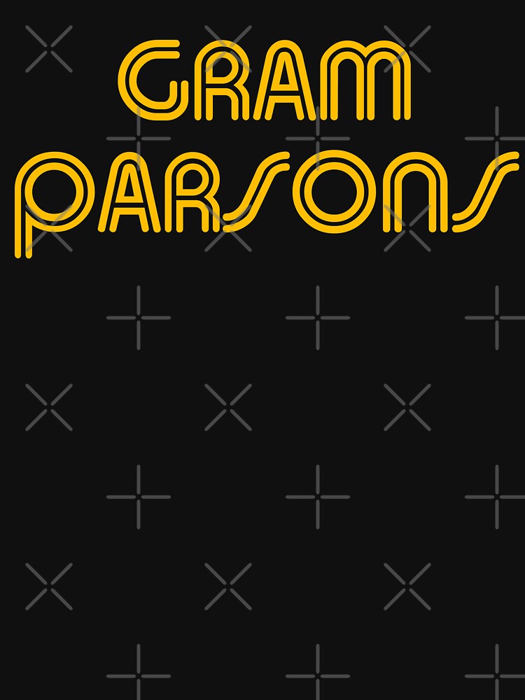 Gram Parsons Outlaw Country Cosmic Type Tribute Shirt