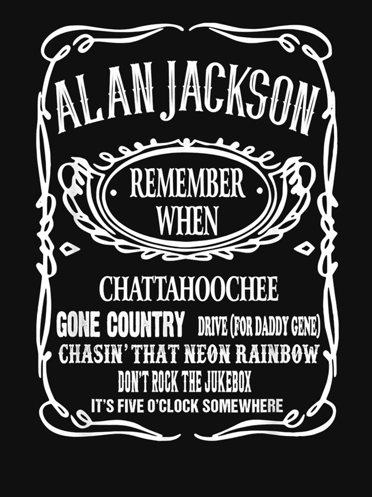Remembers When Alan Arts Jacksons Est 1958 Outlaws Musician Shirt