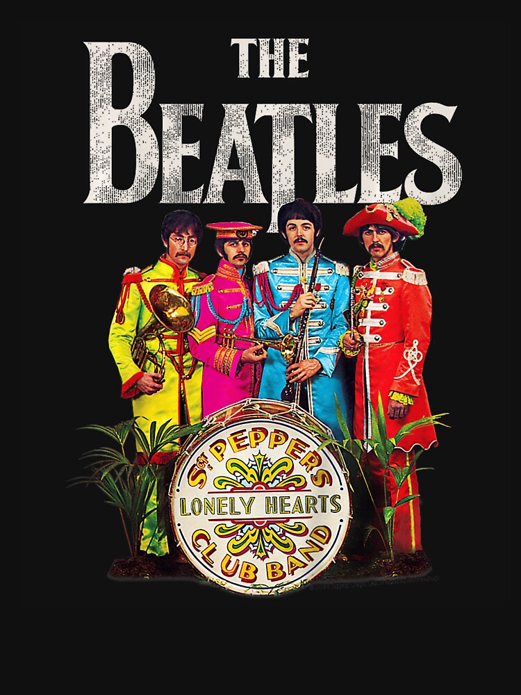 The Beatles Sgt Pepper Band Psychedelic Graphic Design Shirt