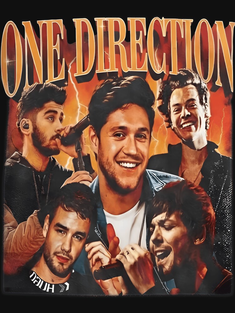 One Direction Retro Pop Collage Design Shirt