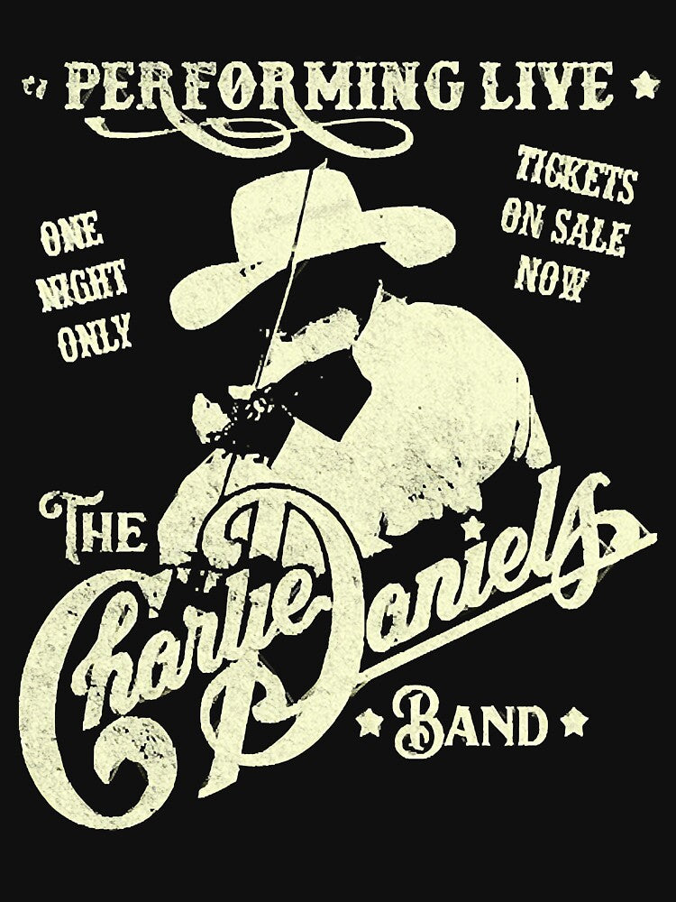 Charlie Daniel Band Tribute Distressed Shirt