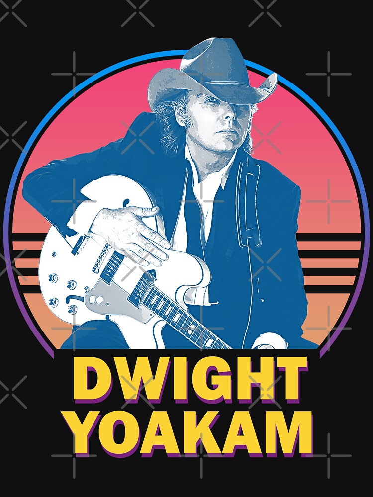 Vintage Dwight Yoakam 3 Panels Music Fan Gifts Shirt