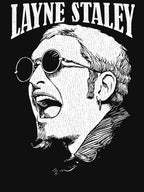 Grunge Rock Frontman Round Shirt