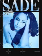 Sade Adu Music Band Jazz Pop Vintage Signature Retro 80s 90s Bootleg Shirt