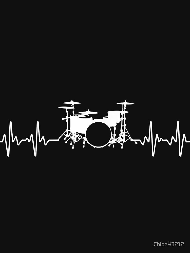 Cool Drum Set Art For Men Women Drum Player Drummer Sticks Shirt