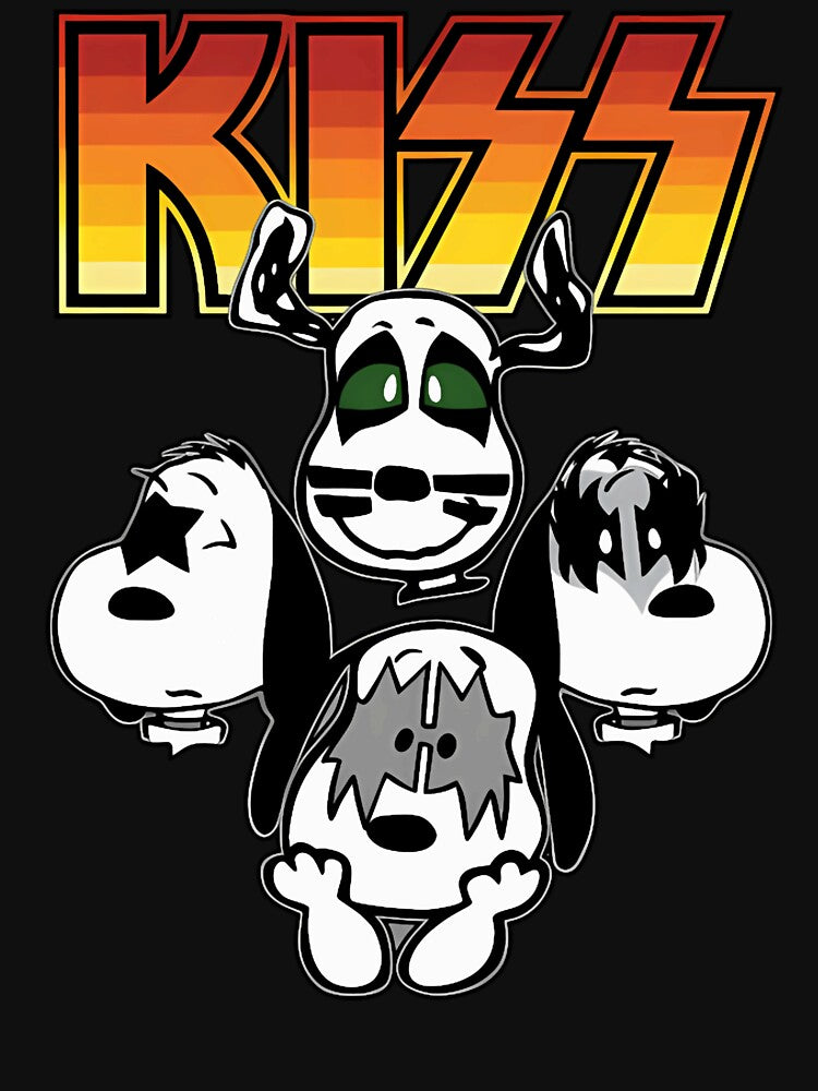 Snoopy K-i-s-s Rock Band Shirt