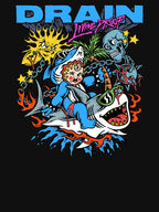 Drain Living Proof Skull Shark Shirt