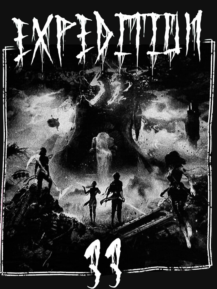 Expedition 33 Videogame Inspired Metal Band Shirt