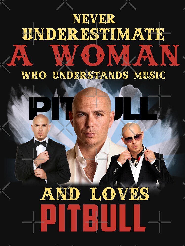 Never Underestimate A Woman Who Loves Pitbull Shirt