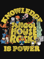 Schoolhouse Rock Knowledge Is Power Logo Group Shirt