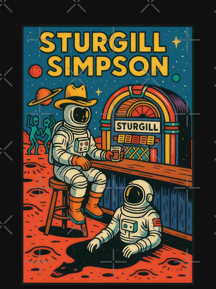 Vintage Outer Space Sturgill Simpson 3486 Shirt