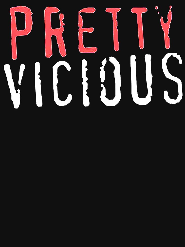 Pretty Vicious Red White Shirt