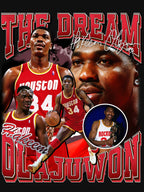 Hakeem Olajuwon The Dream Vintage Basketball Legend Signature Retro Shirt