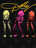Dolly Parton Dancing Retro Colors Shirt