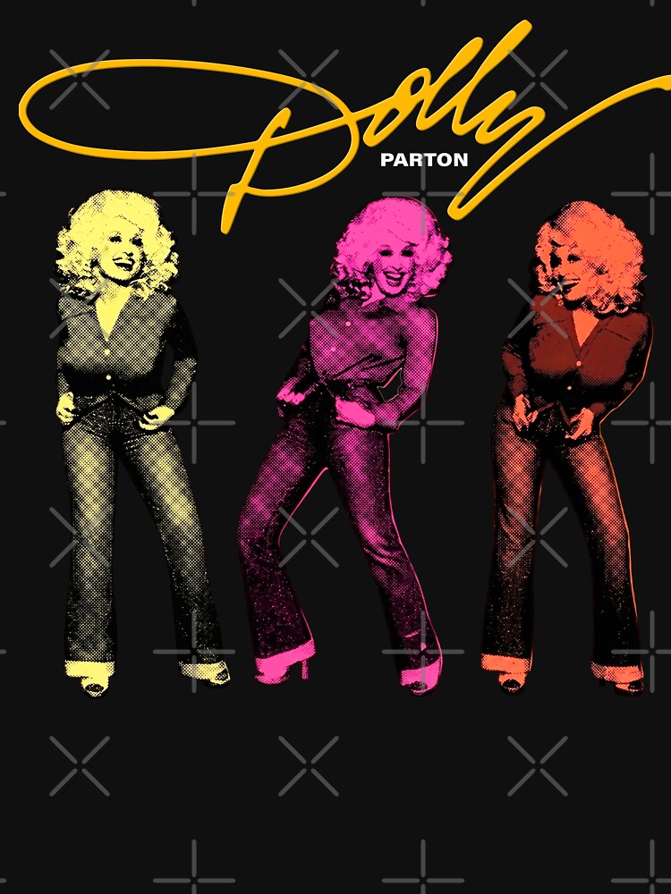 Dolly Parton Dancing Retro Colors Shirt