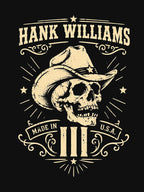 Hank Williams Skull Shirt