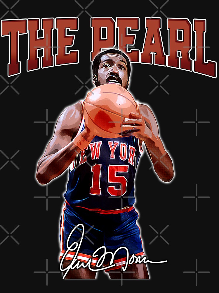 Earl Monroe The Pearl New York Basketball Legend Signature Vintage Shirt
