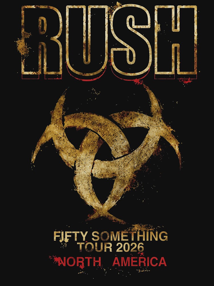 Rush Fifty Something Tour 2026 Retro Shirt