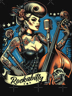 Retro Rockabilly Girl Shirt