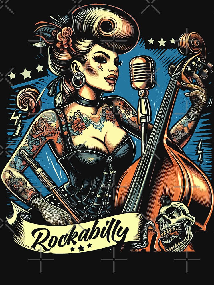 Retro Rockabilly Girl Shirt
