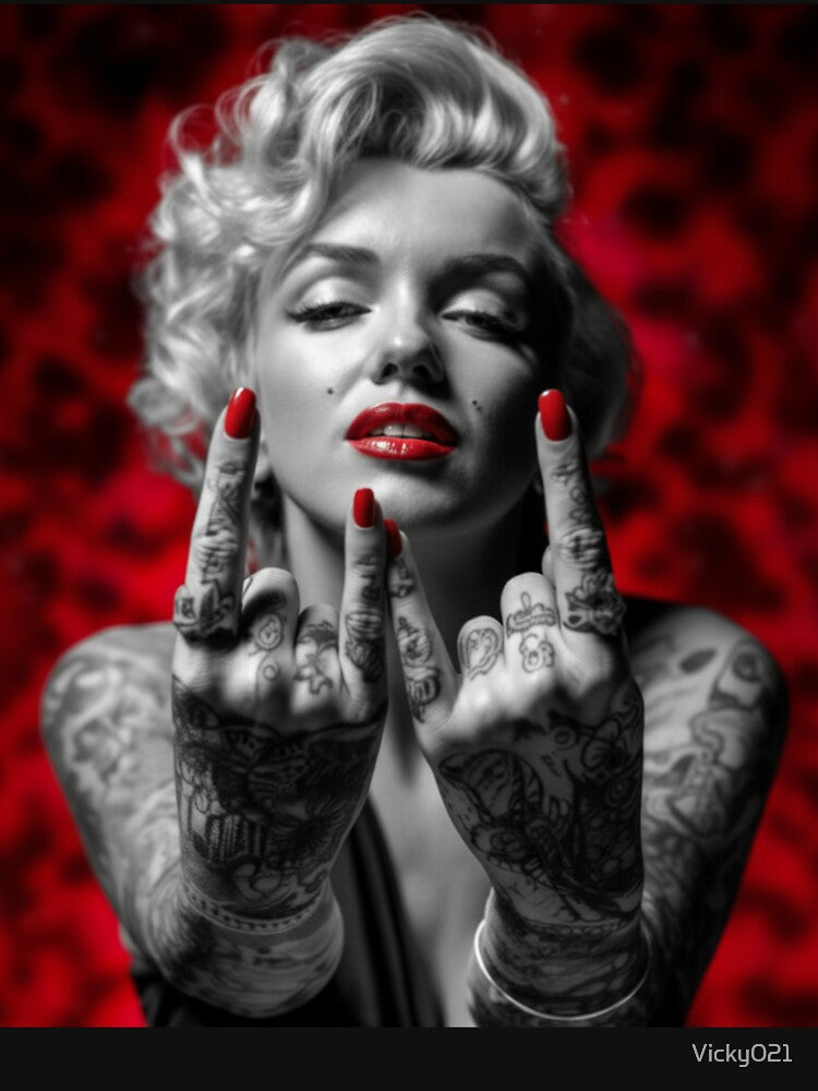 Marilyn Monroe Portrait - Retro Hollywood Rebel Shirt