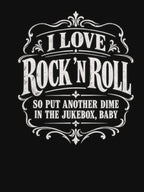 I Love Rock And Roll Vintage Art Shirt