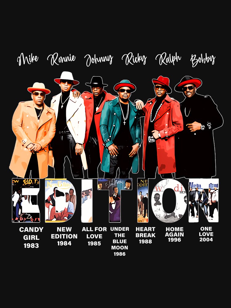 New Edition Ful Albums Lettering Shirt