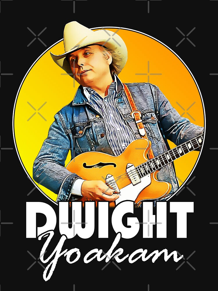 Retro Dwight Yoakam Music Legend Design Shirt