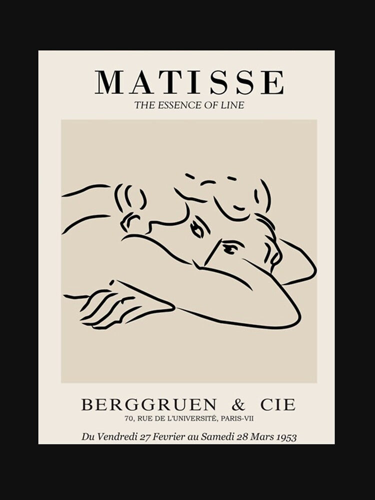 Henri Matisse Line Drawing Of Woman Shirt