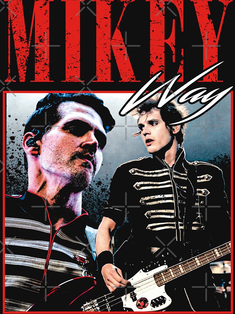 Mikey Way Mcr Vintage Retro Design Shirt