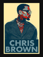 Chris Brown Colorful Pop Art Portrait Design Shirt