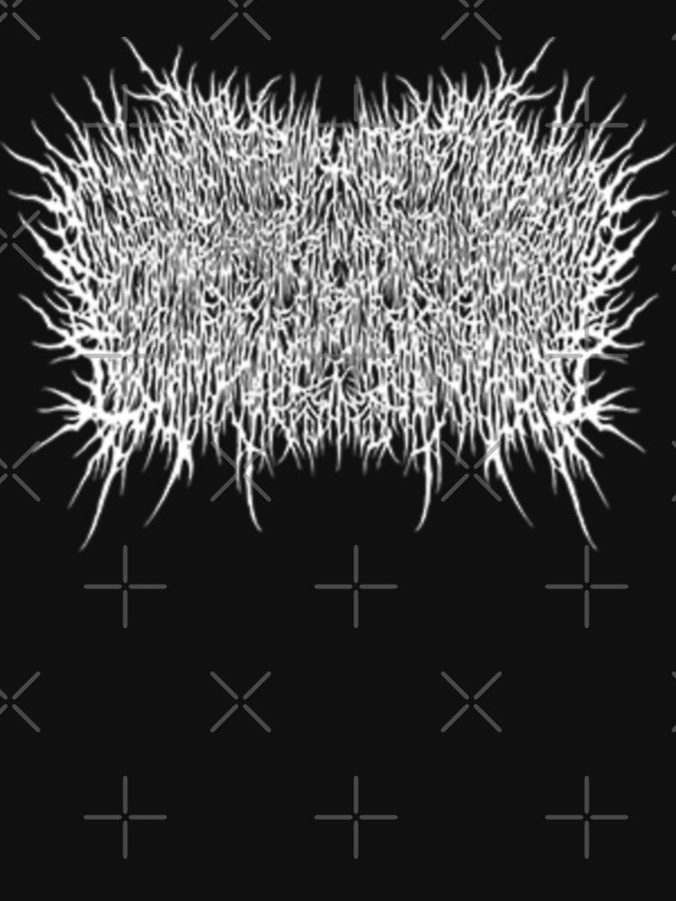 Xavlegbmaofffassssitimiwoamndutroabcwapwaeiippohfffx Black Metal Logo Shirt