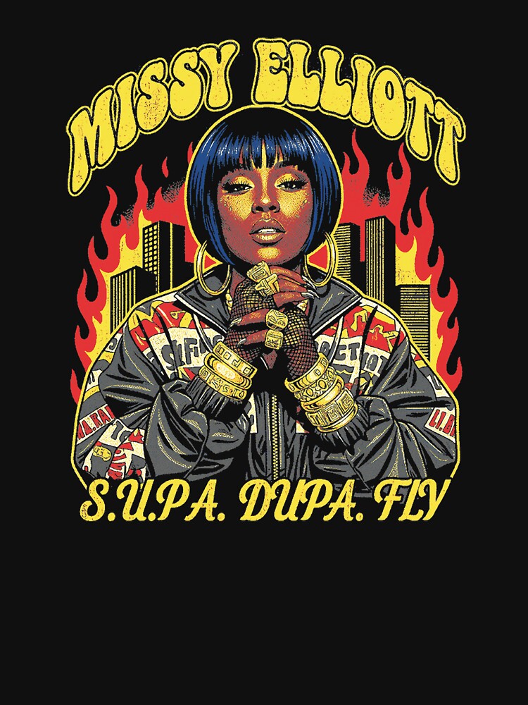 Missy Elliott Face Retro Bootleg Shirt