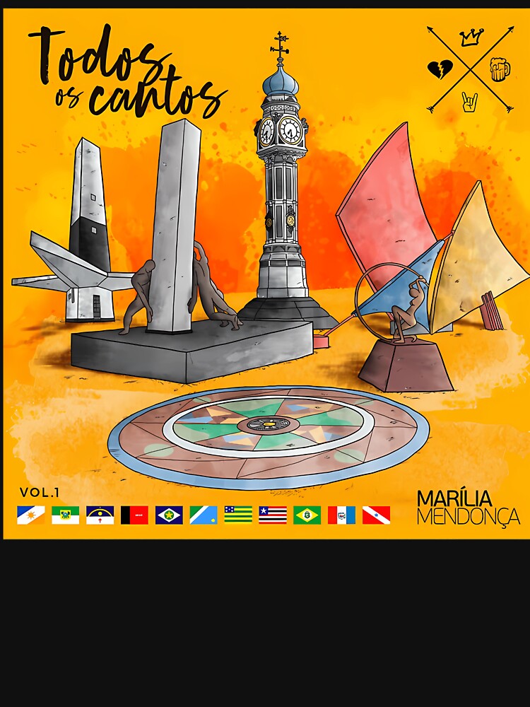 Marilia Mendonca Todos Os Cantos Vol 1 Live Tour Shirt