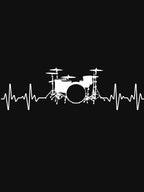 Cool Drum Set Art For Drum Player Drummer Sticks Shirt