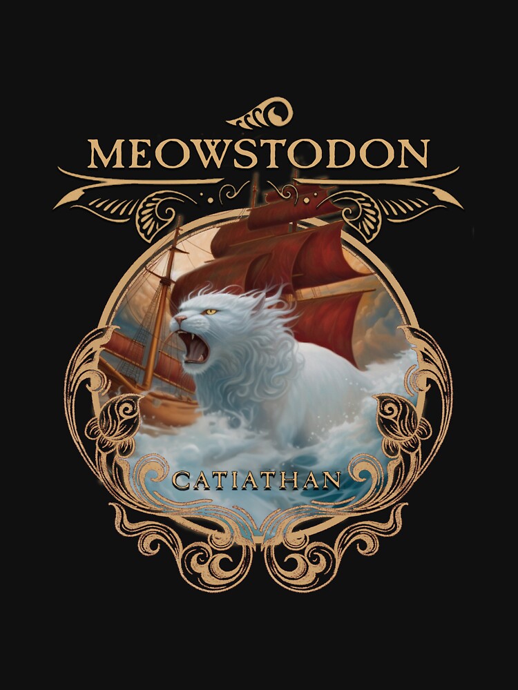 Mastodon Meowstodon Leviathan Catiathan Funny Cat Meme Cats And Metal Shirt