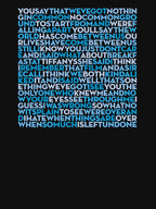 Breakfast At Tiffany's - Deep Blue Something Lyrics V 9 Shirt