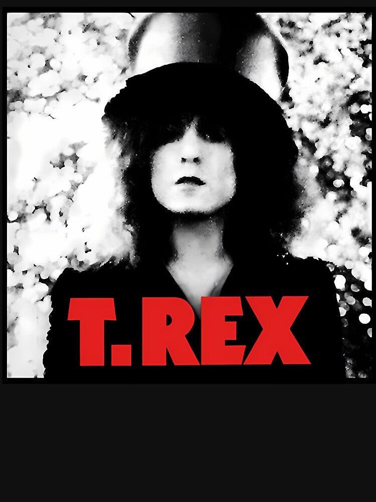 Glam Rock Legend T Rex Marc Bolan Portrait Shirt