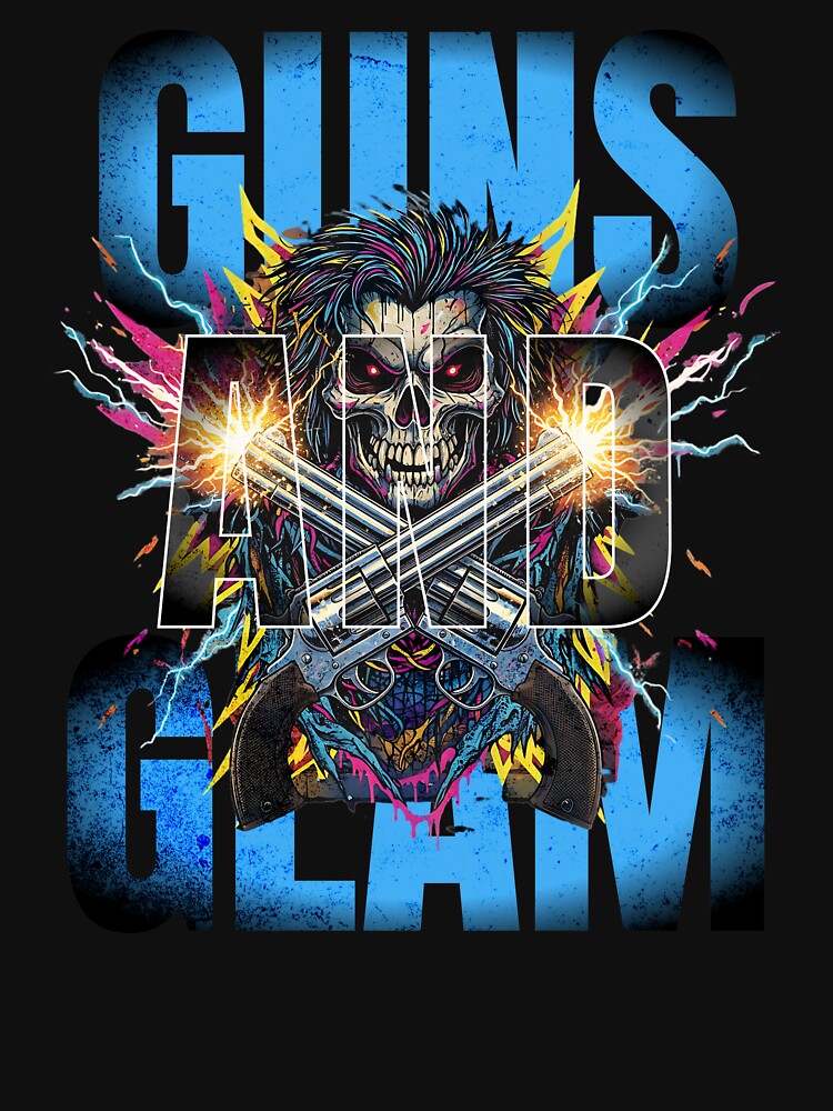 Guns And Glam Street Metal 80s 90s Shirt