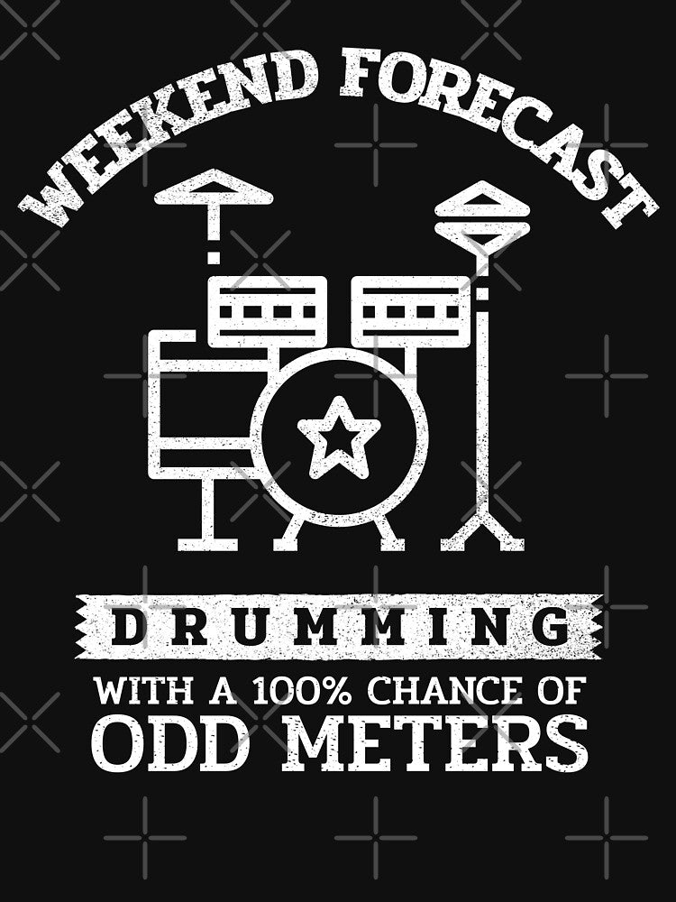 Weekend Forecast Drumming Shirt