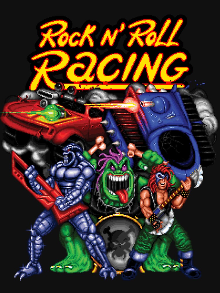Rock Roll Racing Pixel Art Shirt