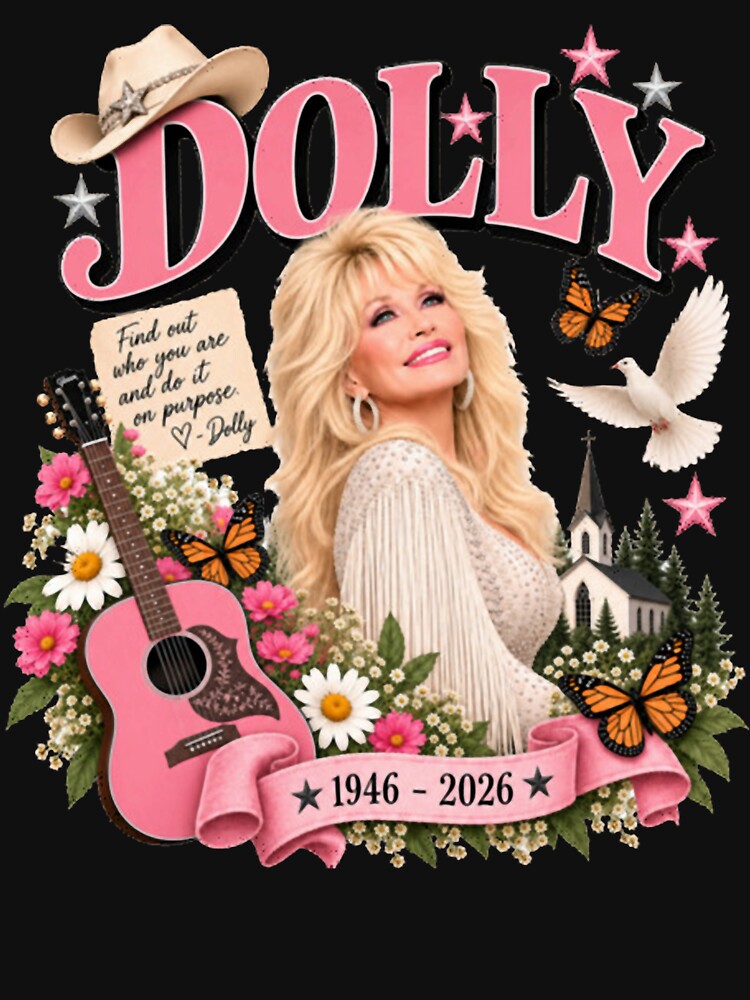 Dolly Memorial RIP Country Music Legend Tribute Shirt